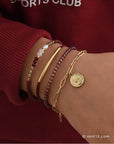 Armbandenset Burgundy Chic