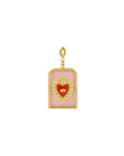Bedel hartje roze & rood