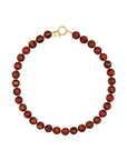 Bubbles Statement Beaded Necklace 'Fire Glow'