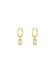 Classy Sparkle Earrings - Champagne