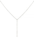 Little Bar Y-necklace - Zilver