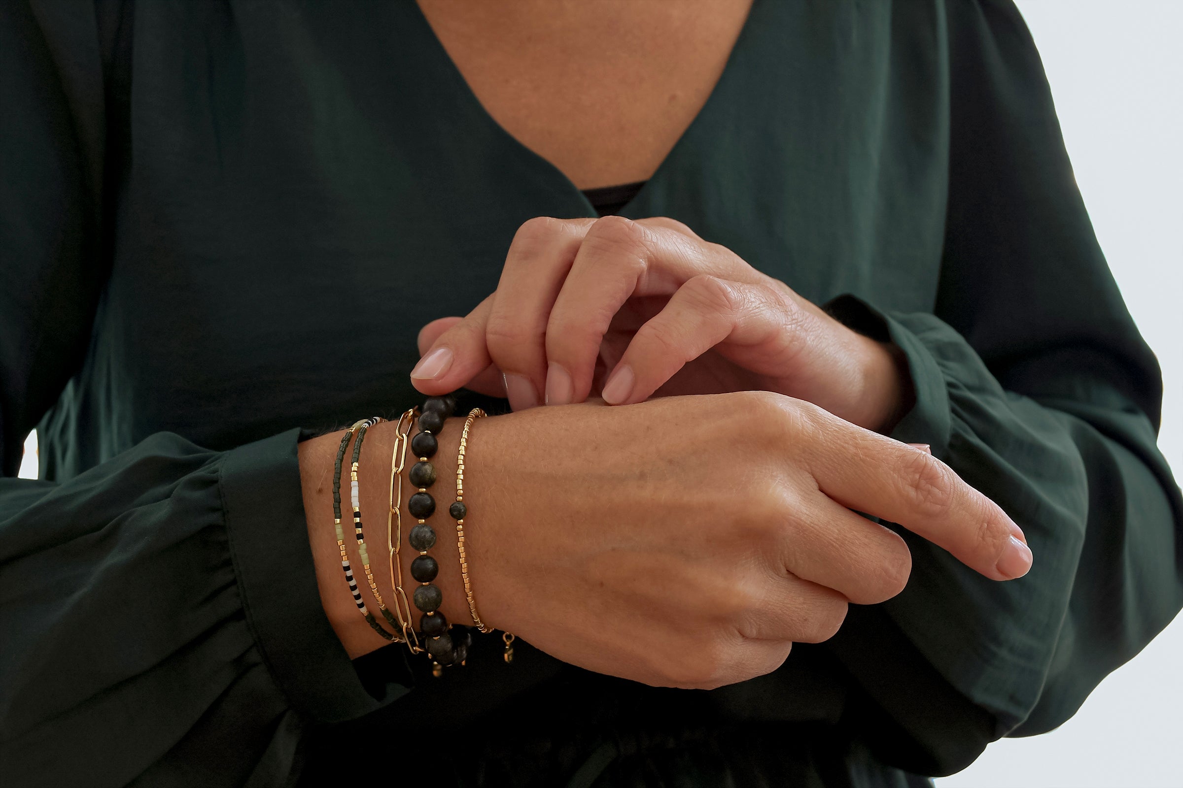 Header Banner armbandjes groen