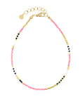 Delicate Anklet - Hot Pink