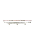 Bracelet 'Alexis' - Rose Quartz