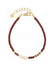 Color Fushion Bracelet - Burgundy Brown