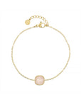 Rosequartz Bracelet - Goud