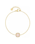 Rosequartz Bracelet - Goud