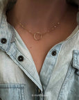 Infinity Ring Necklace