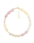 Statement kralenketting pastel