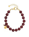 The Solace Bracelet - Burgundy