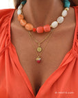 Statement Beaded Necklace 'Summer Chic'