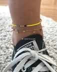Delicate Anklet - Bright Lemon