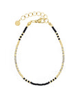 Delicate Bracelet Black & Army Green