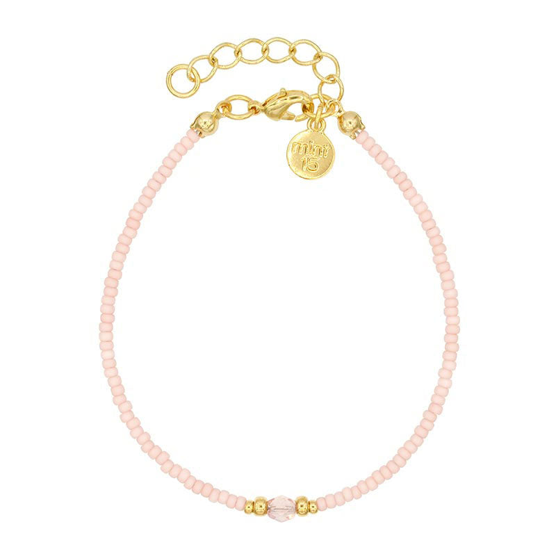 Diamond Bracelet - Soft Pink