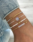 Ice Blue Stone Bracelet