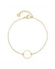 Infinity Ring Bracelet - Goud