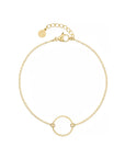 Infinity Ring Bracelet - Goud