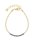 Little Faceted Beads Spinel - Navy