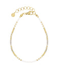 Delicate Bracelet - White & Sand