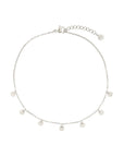 Tiny Coins Anklet - Zilver