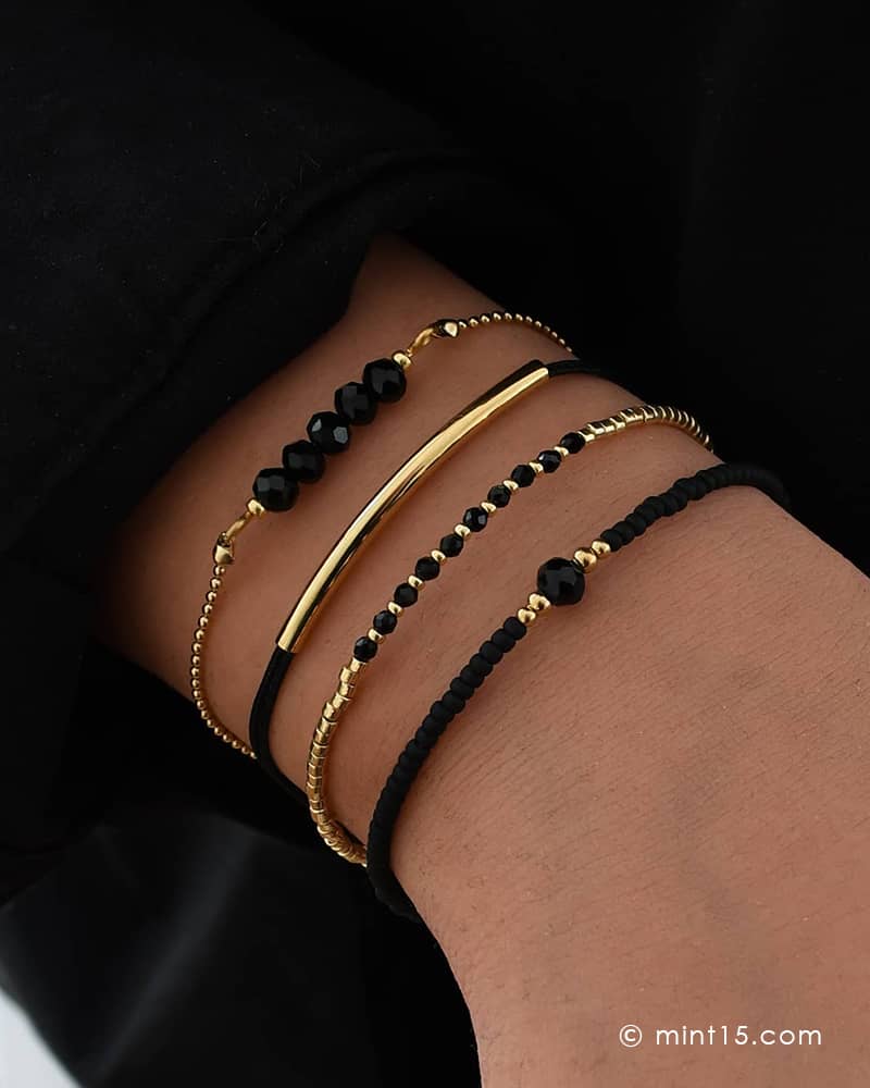 Armbandenset Black Chic