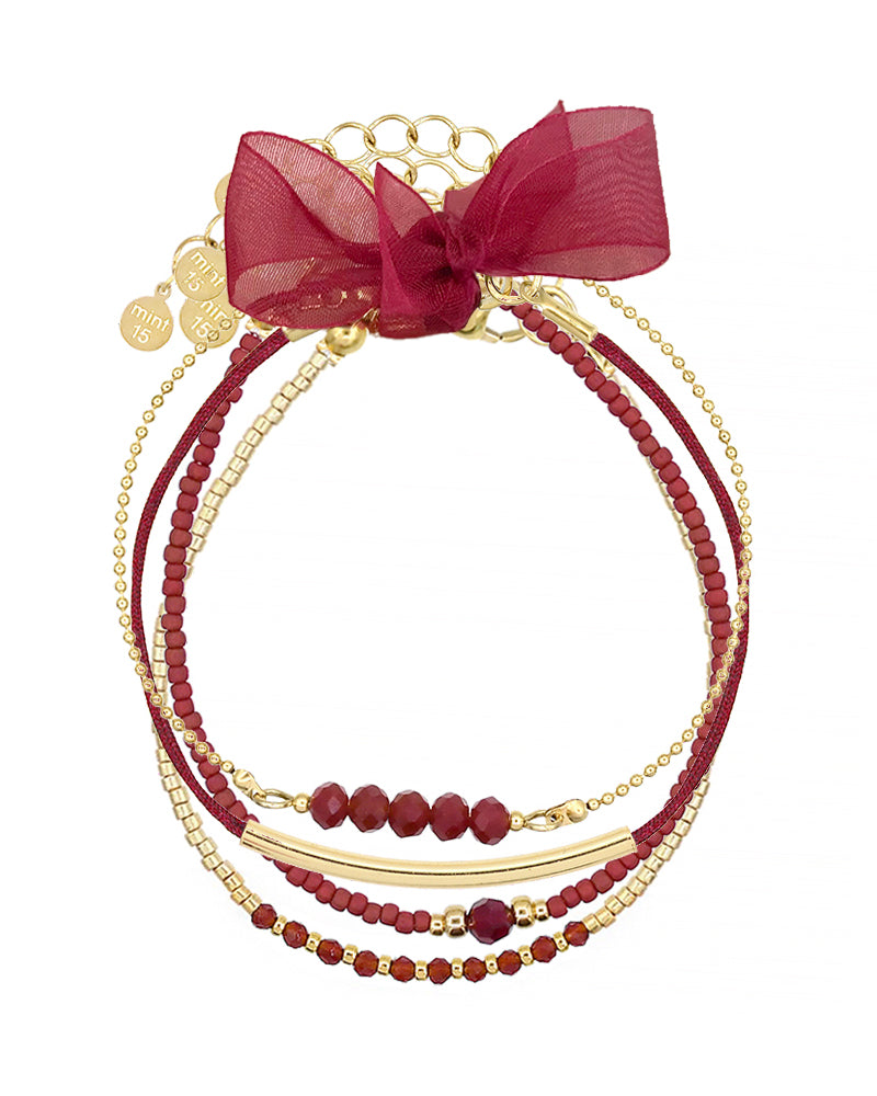 Armbandenset Red Chic