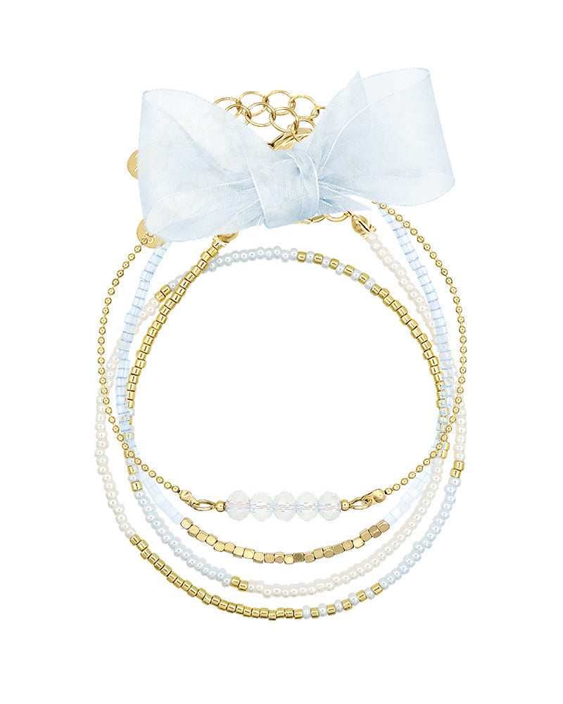 Armbandenset Soft Blue