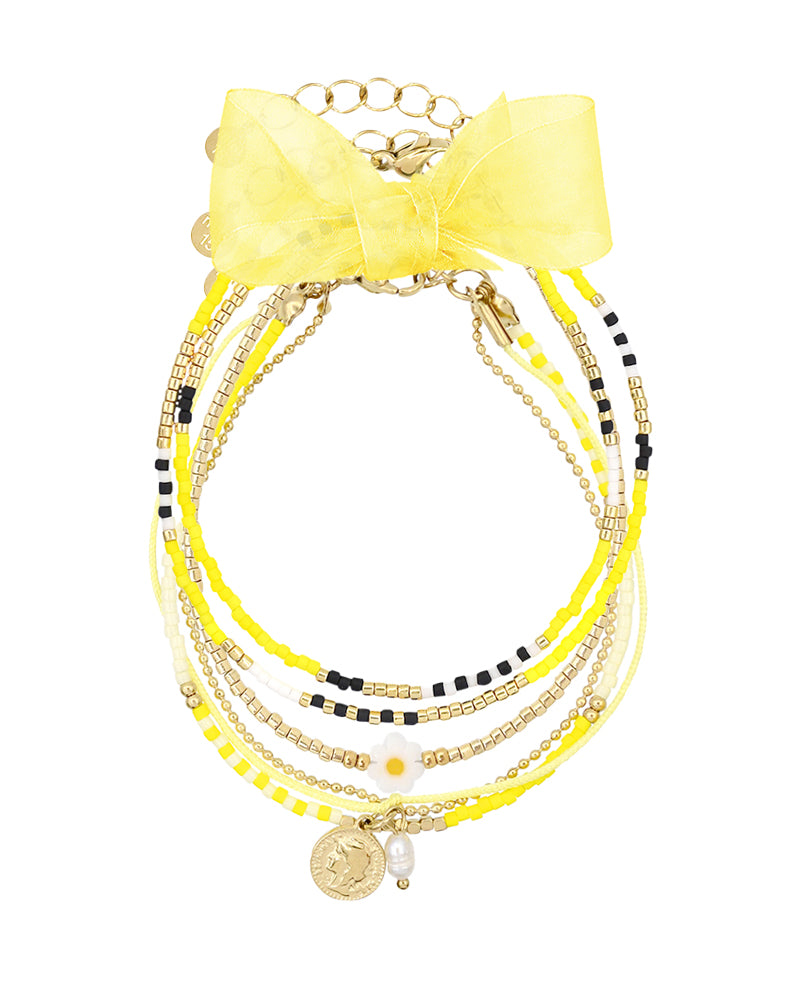 Armbandenset Sunny Yellow