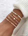 Armbandenset Vintage Pink & Pearl v2