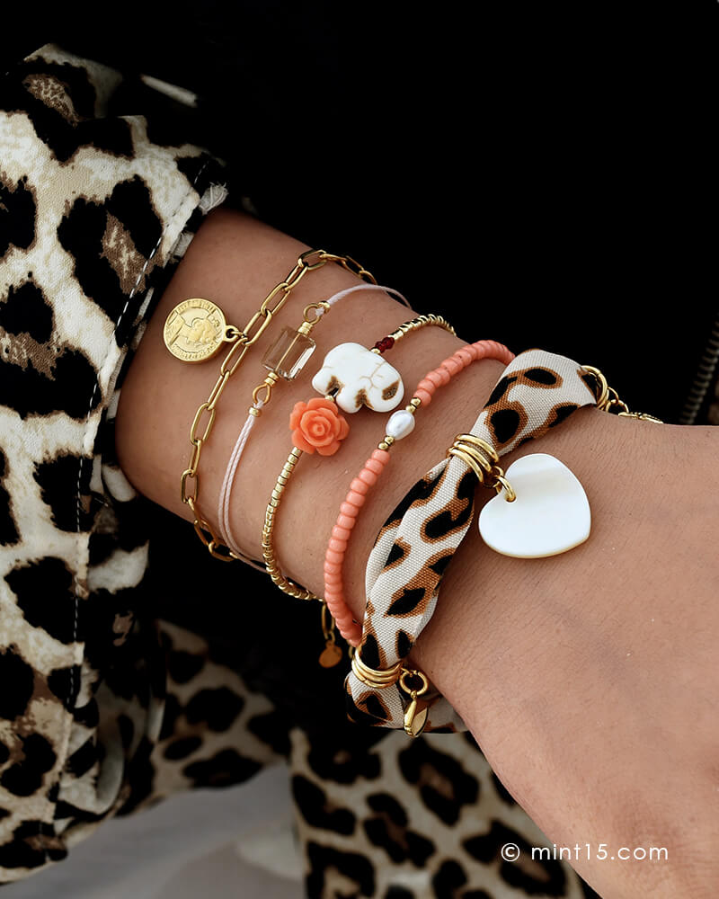 Armbandenset met bandana armband