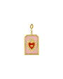 Bedel hartje roze & rood