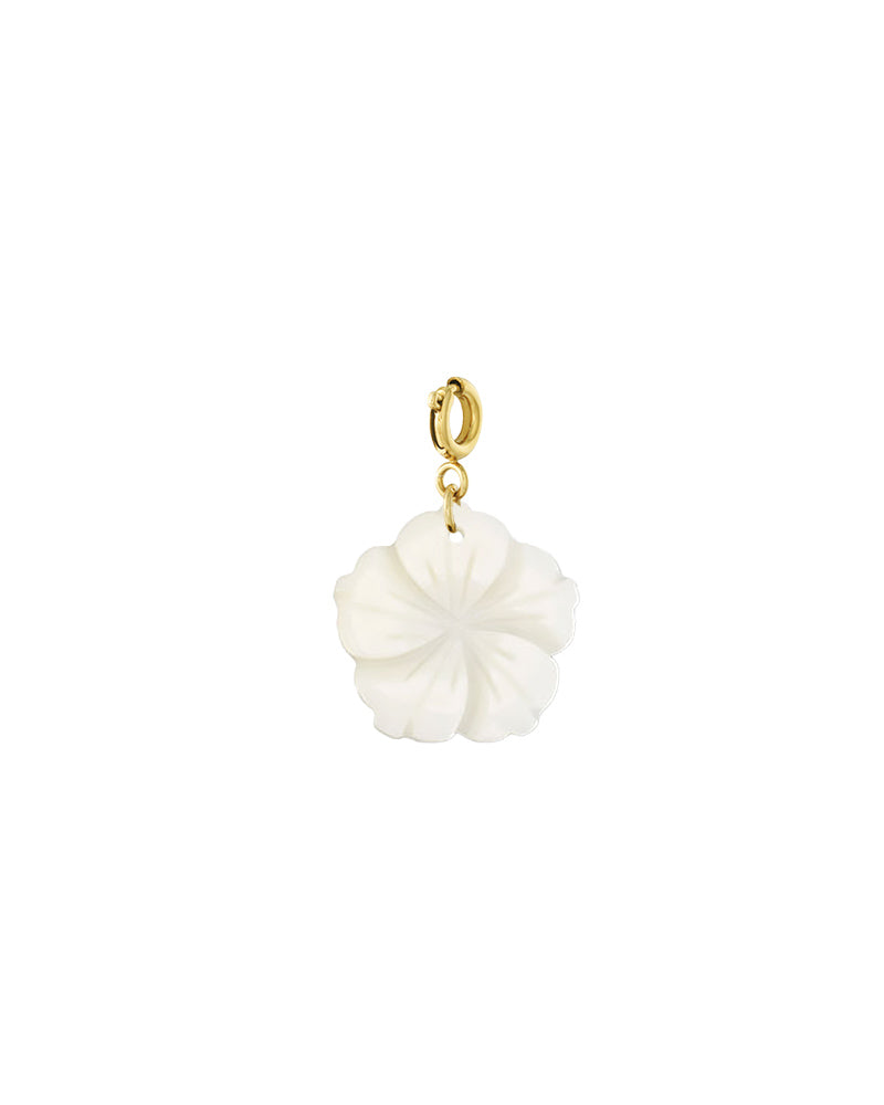 Bedel tropische bloem klein - Wit