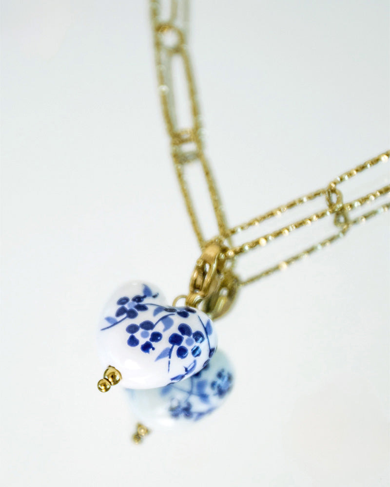Bedel hartje delftsblauw