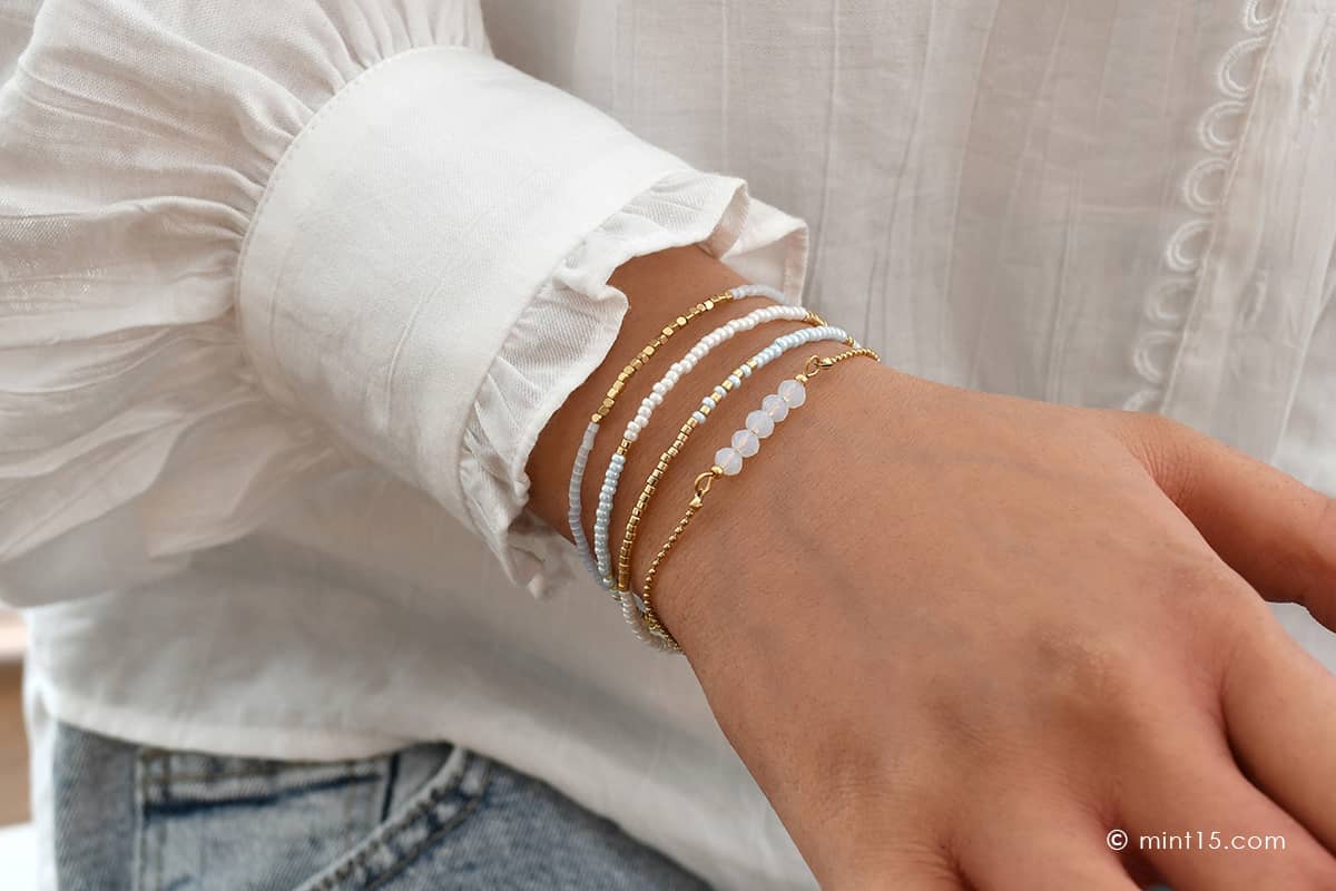 Armbandenset Soft Blue