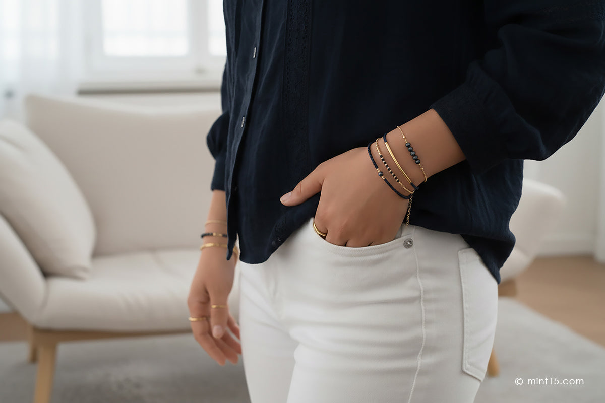 Bracelet Set Navy Chic
