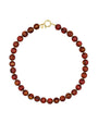 Bubbles Statement Beaded Necklace 'Fire Glow'