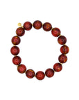 Bubbles Statement Beaded Bracelet 'Fire Glow'