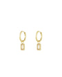 Classy Sparkle Earrings - Champagne