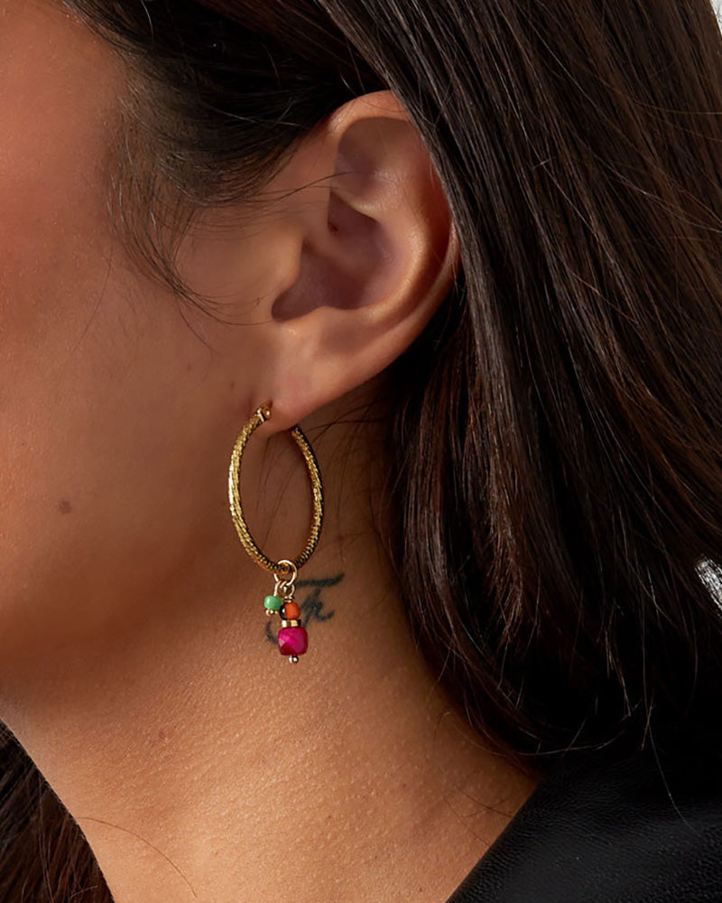 Colorful Charms Earrings - Fiesta