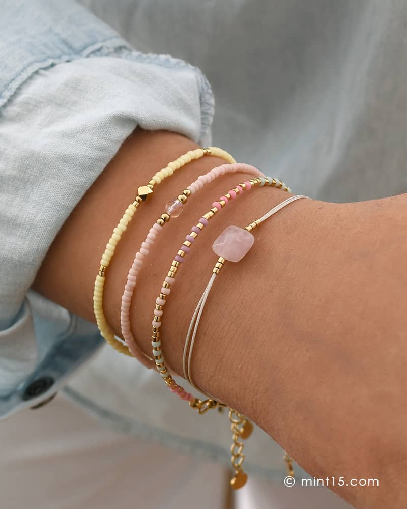 Pastel armbandjes