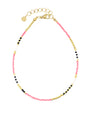 Delicate Anklet - Hot Pink