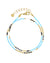 Delicate Wrap Bracelet - Bright Sky Blue
