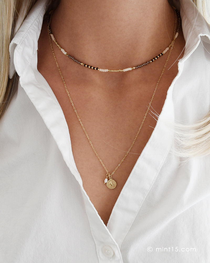 Kralenketting Choco Vanilla