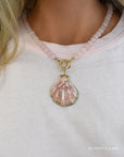 Kralenketting Jade lichtroze