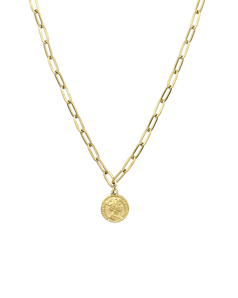 Chain & Coin Necklace