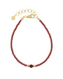 Diamond Bracelet - Deep Red
