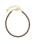 Dotted Bracelet - Chocolate Brown