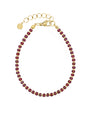 Dotted Bracelet - Shiny Burgundy