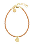 Little Coin Bracelet - Caramel