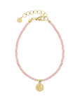 Little Coin Bracelet - Vintage Pink